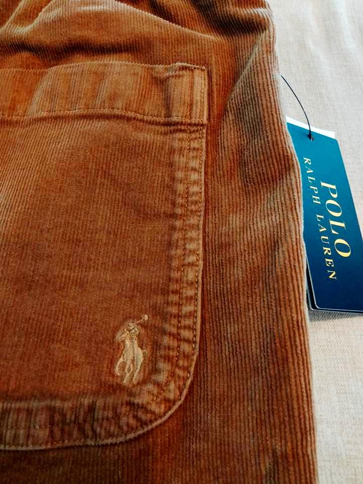 ポロ ラルフローレン コーデュロイパンツ ブラウン イージーパンツ polo ralph lauren パンツの画像