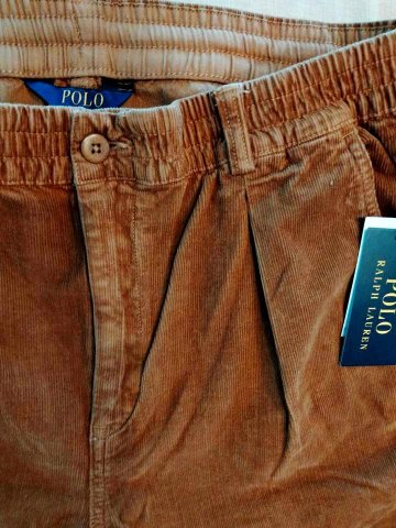 ポロ ラルフローレン コーデュロイパンツ ブラウン イージーパンツ polo ralph lauren パンツの画像