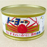 紅ズワイガニ缶詰 赤肉金線 カニ缶 125g(トーヨー)　24ヶ入りの画像