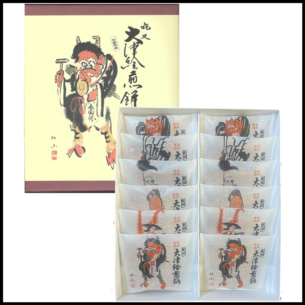 大津絵煎餅　24枚入の画像