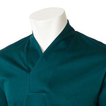 半衿Tシャツ　緑の画像