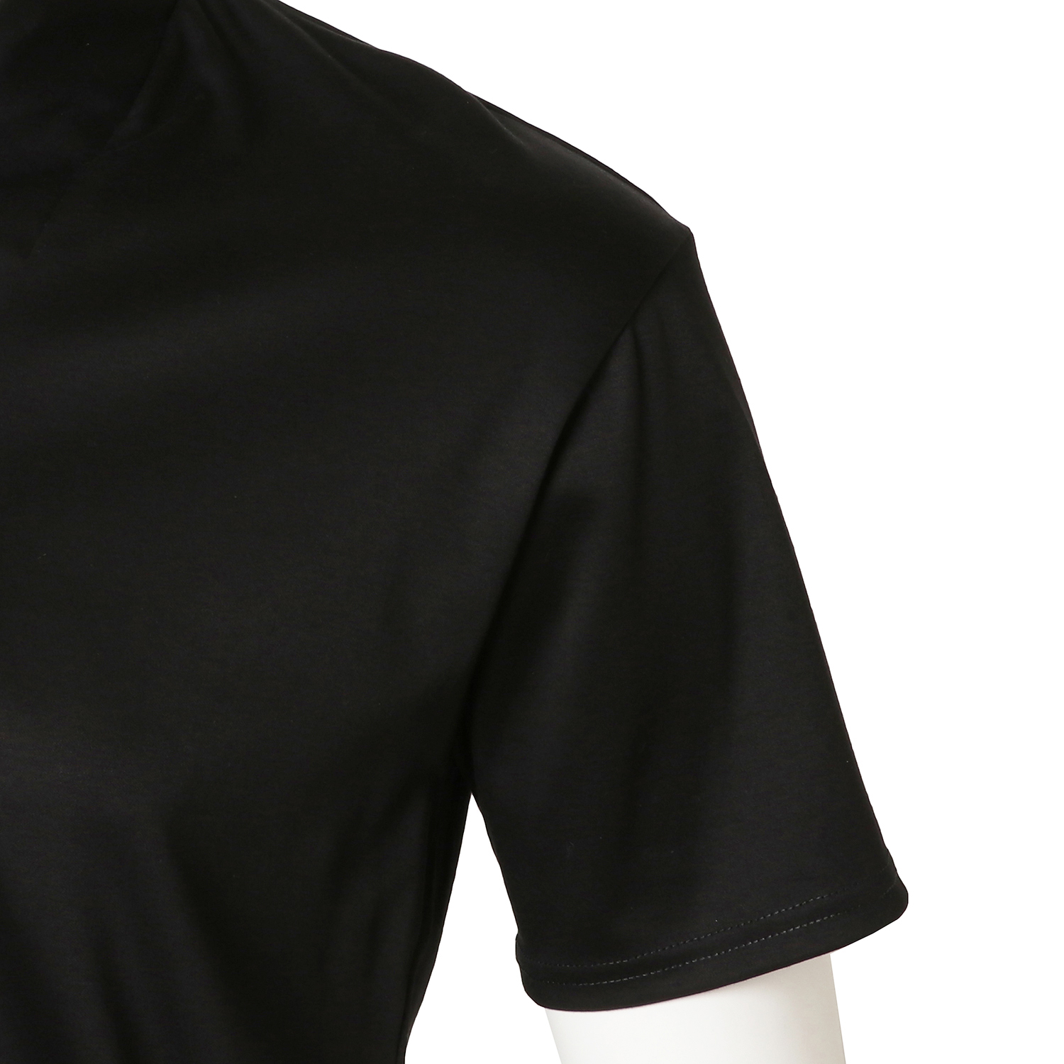 半衿Tシャツ　黒の画像