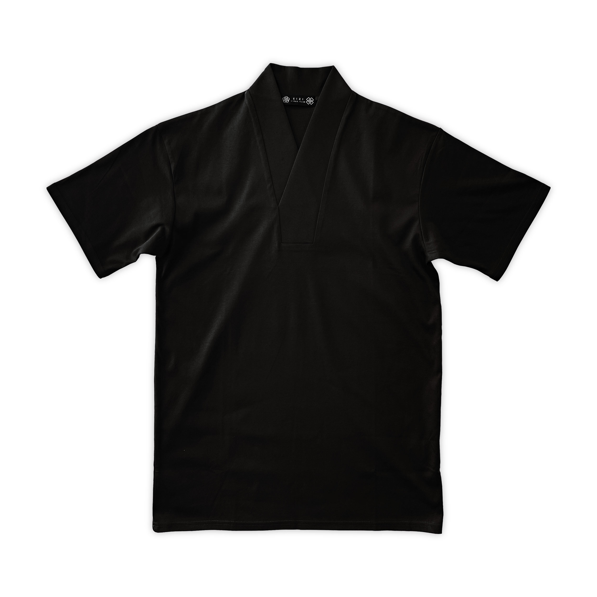 半衿Tシャツ　黒の画像
