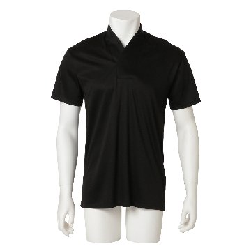 半衿Tシャツ　黒の画像