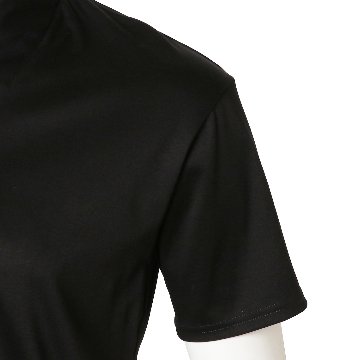 半衿Tシャツ　黒の画像