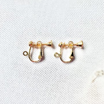 ビルマ翡翠と淡水パールのピアス/イヤリングの画像