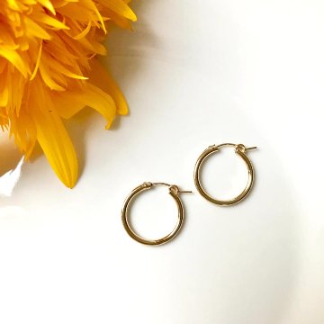 月形ペンダントヘッド・ネックレスチャーム「秋の夜」イエローパープルコッパー 14kgfの画像