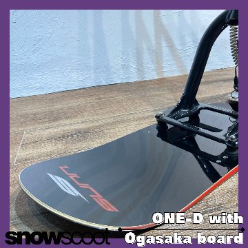 【中古】スノースクート jykk ONE-D パープル OGASAKA SUNN ボード 画像