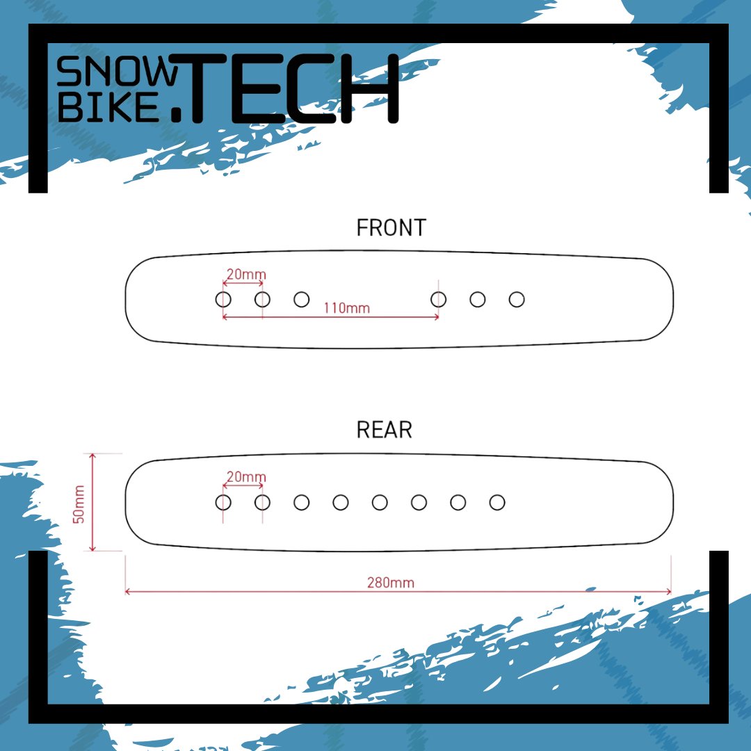 カーボンフレックスプレート CFRP SNOWBIKE.TECHの画像