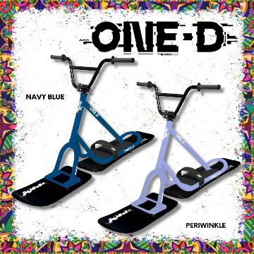 ◆完売◆ ルミナスグリーン スノースクート ONE-D Glitch画像