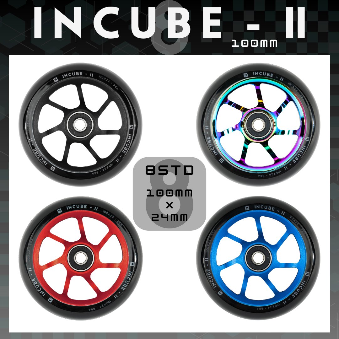 ホイール INCUBE V2 【100mm】 Ethic フリースタイルスクーター用 Weelの画像