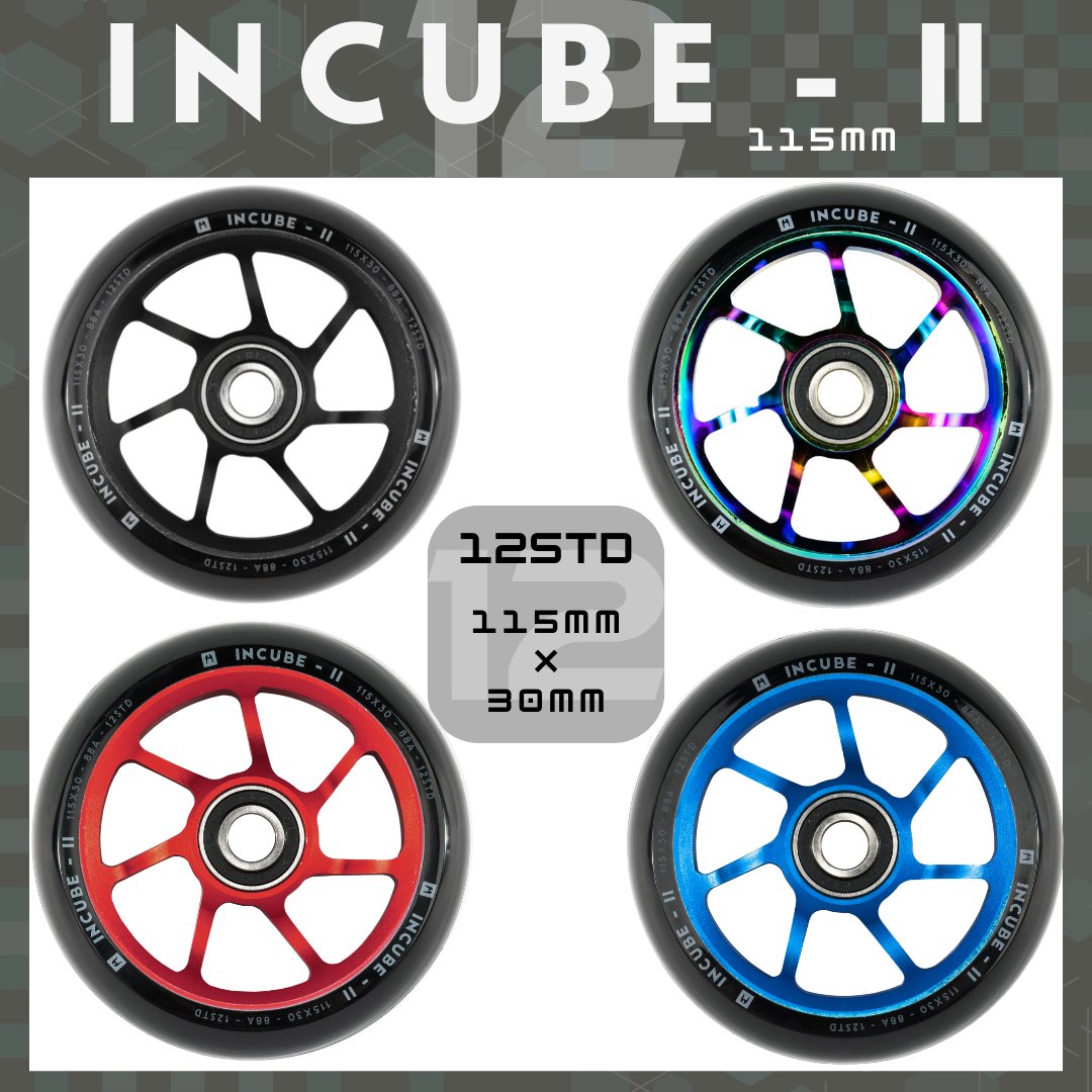 ホイール INCUBE V2 "12STD"【115mm】 Ethic フリースタイルスクーター用 Weelの画像