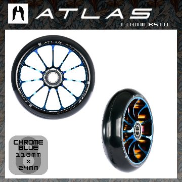 ホイール ATLAS 【110mm 】 Ethic フリースタイルスクーター用 Weelの画像
