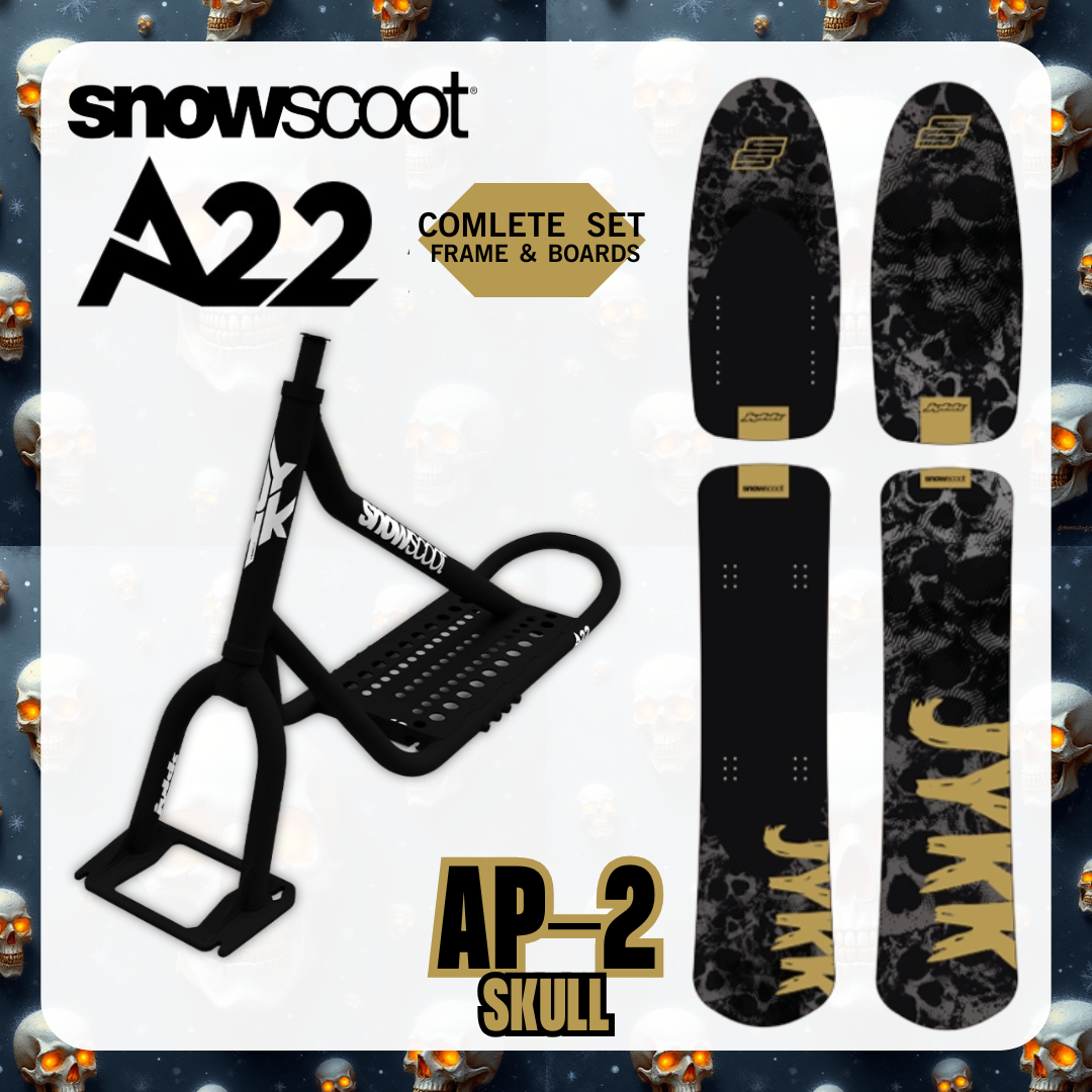 【新品/組立済】A22 with AP-2 Skull カスタム スノースクートの画像