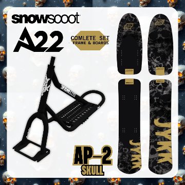 【新品/組立済】A22 with AP-2 Skull カスタム スノースクートの画像