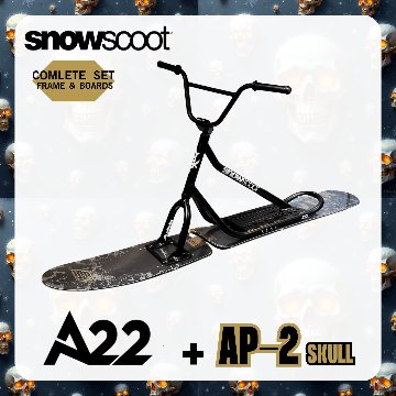 【新品/組立済】A22 with AP-2 Skull カスタム スノースクートの画像