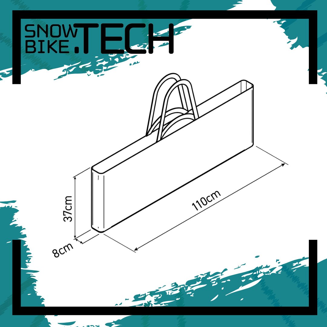 ボードバッグ ライト SNOWBIKE.TECH PP（ポリプロピレン） スノーバイク用の画像
