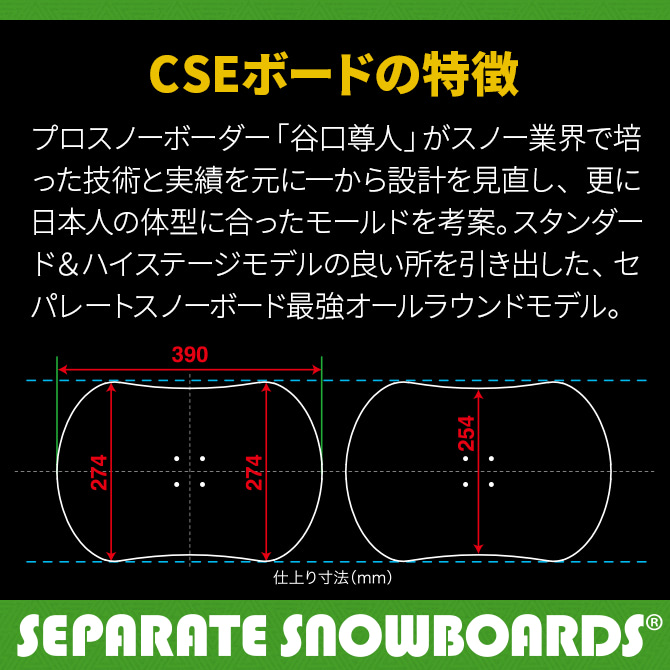 オールラウンドモデル WAVE / ウェーブ セパレートスノーボード ニコ nico CSEの画像
