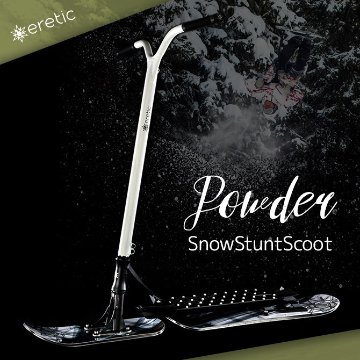 エレティック スノースタントスクート Powder（パウダー）/ ブラック&ホワイト画像