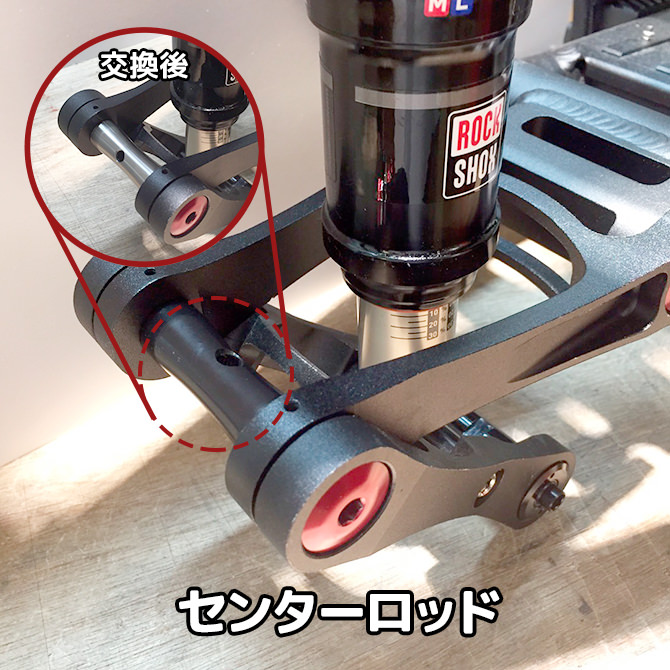 ブラックマウンテン専用 ミドルシステム（ロッドリンクゲージ）センターロッドの画像