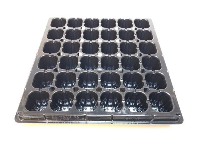 1号プラ鉢ぴったり整理トレイ-厚(ハード)：6×6=36鉢用