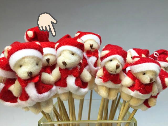 クリスマスサンタベアーピック：大の画像