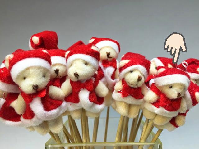 クリスマスサンタベアーピック：小の画像