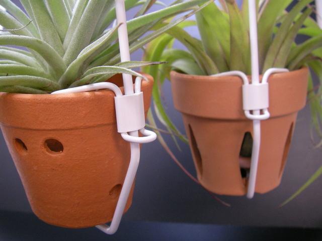 ポットハンガー(鉢吊り金具・鉢吊りワイヤー)全長(約)38～39cm＊Tillandsia・エアプランツ・ブロメリア・洋ランの画像