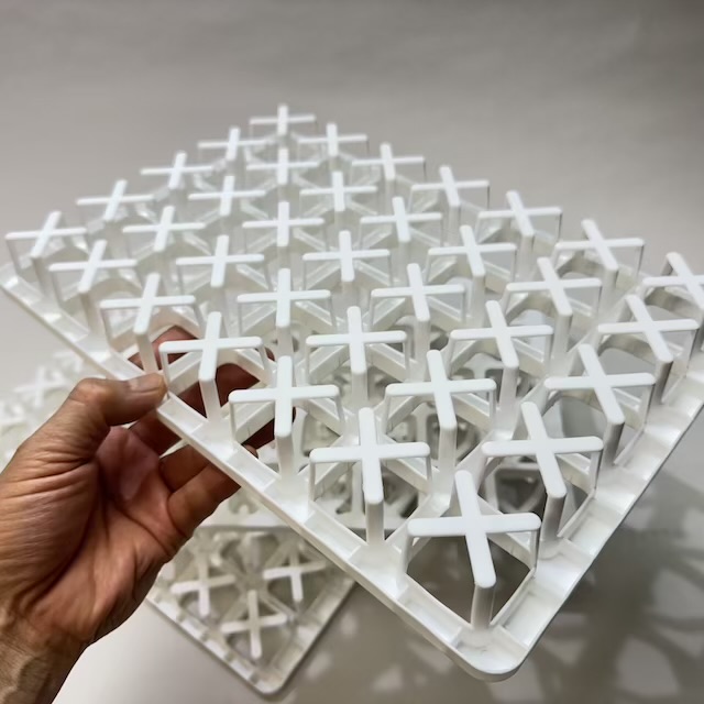 ミニプラ鉢1号・1.3号鉢対応-白色ミニトレイ-35(5×7)鉢用＊(約)A4サイズ相当※1枚売＊多肉・塊根植物・アガベ・ハオルチア・アデニウム・パキポディウム・実生の画像
