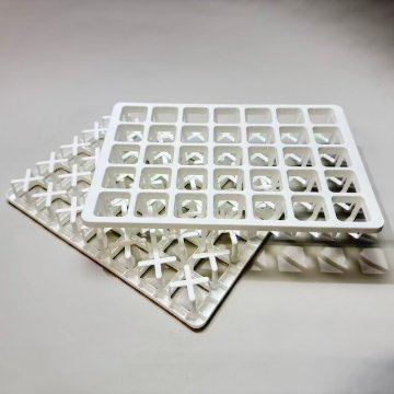 ミニプラ鉢1号・1.3号鉢対応-白色ミニトレイ-35(5×7)鉢用＊(約)A4サイズ相当※1枚売＊多肉・塊根植物・アガベ・ハオルチア・アデニウム・パキポディウム・実生の画像