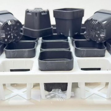 ミニプラ鉢1号・1.3号鉢対応-白色ミニトレイ-35(5×7)鉢用＊(約)A4サイズ相当※1枚売＊多肉・塊根植物・アガベ・ハオルチア・アデニウム・パキポディウム・実生の画像