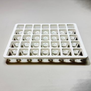 ミニプラ鉢1号・1.3号鉢対応-白色ミニトレイ-35(5×7)鉢用＊(約)A4サイズ相当※1枚売＊多肉・塊根植物・アガベ・ハオルチア・アデニウム・パキポディウム・実生の画像