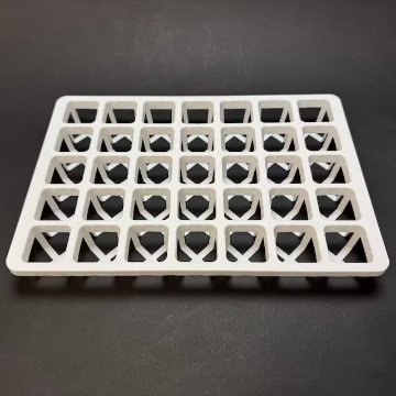 ミニプラ鉢1号・1.3号鉢対応-白色ミニトレイ-35(5×7)鉢用＊(約)A4サイズ相当※1枚売＊多肉・塊根植物・アガベ・ハオルチア・アデニウム・パキポディウム・実生の画像