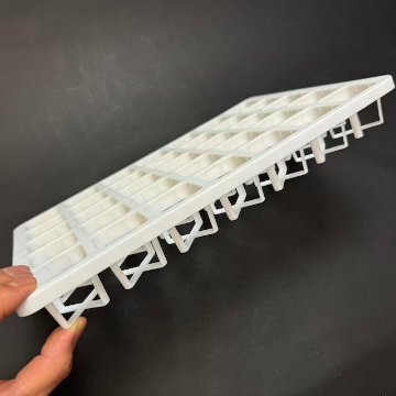 ミニプラ鉢1号・1.3号鉢対応-白色ミニトレイ-35(5×7)鉢用＊(約)A4サイズ相当※1枚売＊多肉・塊根植物・アガベ・ハオルチア・アデニウム・パキポディウム・実生の画像