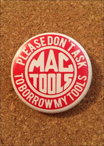 MAC TOOLS  缶バッジの画像