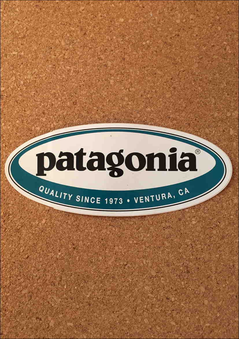 patagonia ステッカーの画像