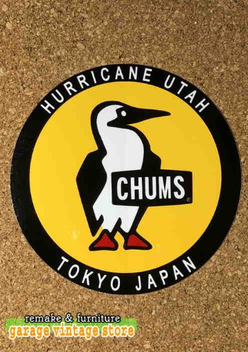 CHUMS ステッカーラウンドブービーバードの画像