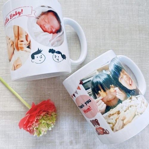 写真プリント　マグカップ 昇華転写の画像