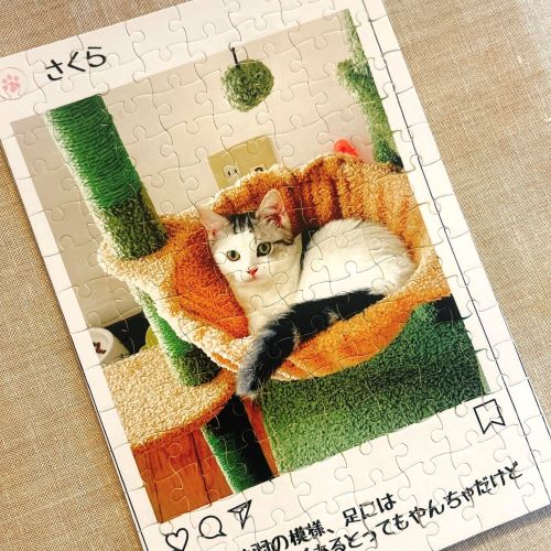 ジグゾーパズル 120ピース オリジナル カラープリント 昇華転写 写真印刷 ギフトの画像