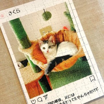 ジグゾーパズル 120ピース オリジナル カラープリント 昇華転写 写真印刷 ギフトの画像
