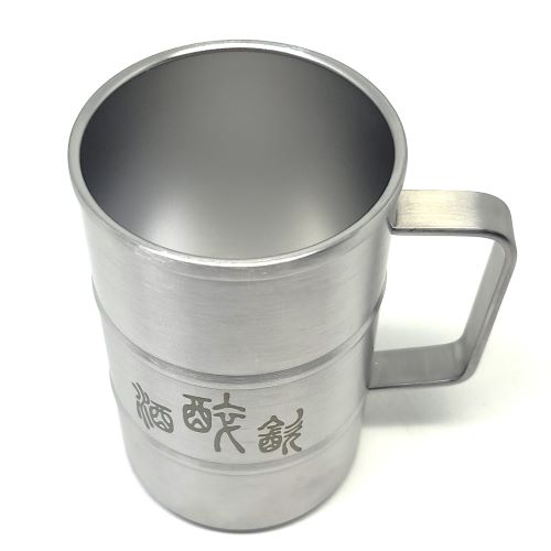 ステンレスビアジョッキ　真空二重ドラム缶型　380ml 　【CO.Labo FES.2025限定グッズ】の画像