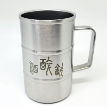 ステンレスビアジョッキ　真空二重ドラム缶型　380ml 　【CO.Labo FES.2025限定グッズ】の画像