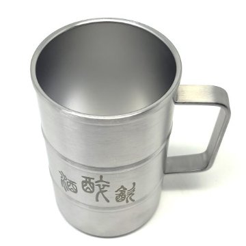 ステンレスビアジョッキ　真空二重ドラム缶型　380ml 　【CO.Labo FES.2025限定グッズ】の画像