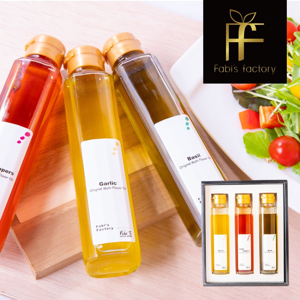 無添加 高級 オリーブオイル 3種セット 銀座イタリアンのシェフが作るかけるだけで仕上りが銀座イタリアンの味に！ ギフトに便利なギフトBOX入りの画像