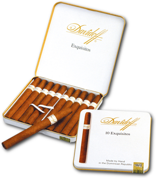 ダビドフ　エクスクイジトス　缶　10本入りからの1本　　の画像