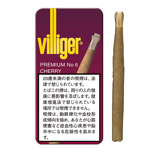 ビリガー　プレミアムＮＯ.6チェリー　10本入り缶　の画像