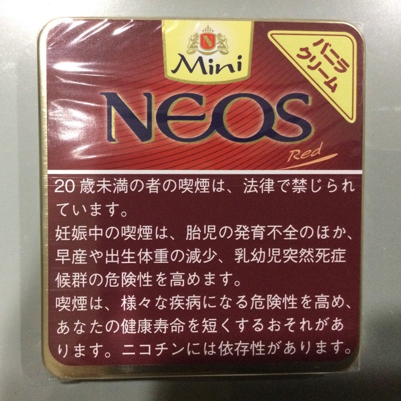 ネオス 　 ミニバニラ 　10本入り　缶の画像
