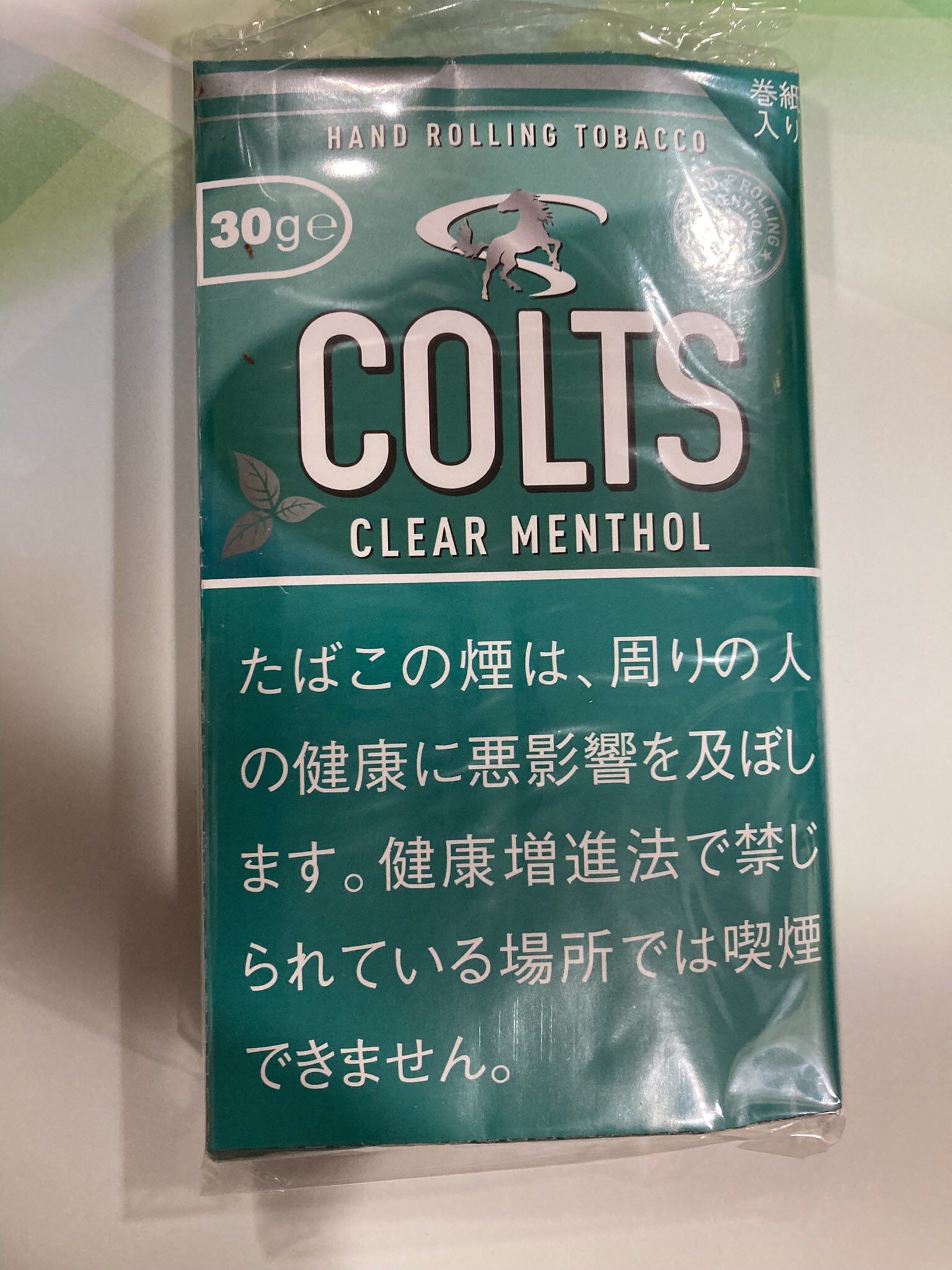 コルツ　袋(30g)　クリアーメンソールの画像