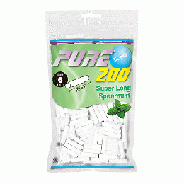 ピュア　スリムスーパーロングスペアミントフィルター　袋（200個）の画像