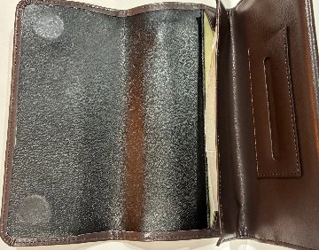 坪田パール　マグネットポーチ スムース ブラウンの画像